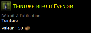 Teinture bleu d'Evendim