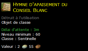 Hymne d'apaisement du Conseil Blanc