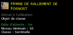 Hymne de ralliement de Fornost