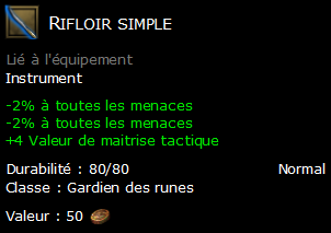 Rifloir simple