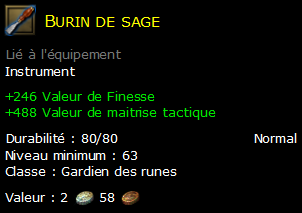 Burin de sage