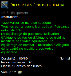 Rifloir des écrits de maître