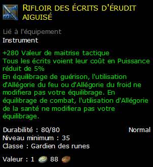 Rifloir des écrits d'érudit aiguisé