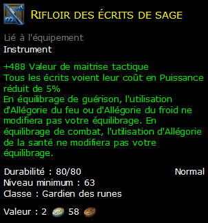 Rifloir des écrits de sage