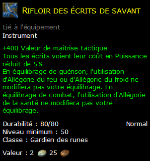 Rifloir des écrits de savant