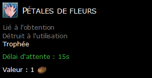 Pétales de fleurs