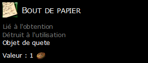 Bout de papier