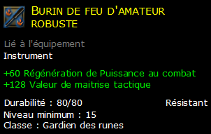 Burin de feu d'amateur robuste