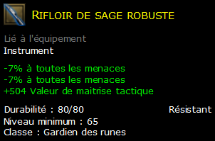 Rifloir de sage robuste