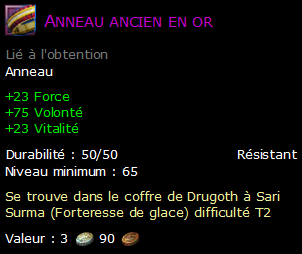 Anneau ancien en or