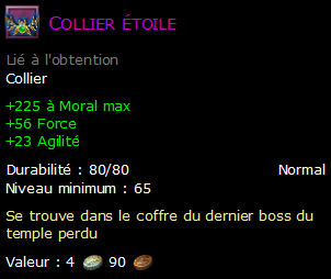 Collier étoile