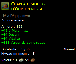 Chapeau radieux d'Ouistrenesse