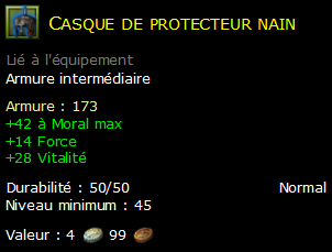 Casque de protecteur nain