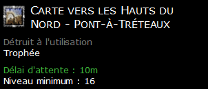 Carte vers les Hauts du Nord - Pont-à-Tréteaux