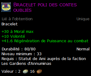 Bracelet poli des contes oubliés