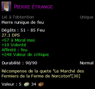 Pierre étrange