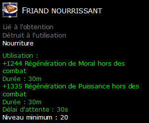 Friand nourrissant