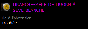 Branche-mère de Huorn à sève blanche