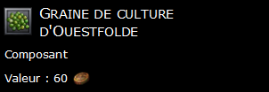 Graine de culture d'Ouestfolde