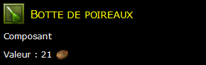 Botte de poireaux