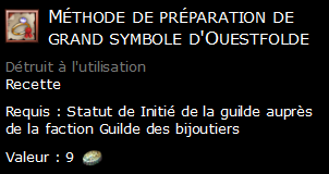 Méthode de préparation de grand symbole d'Ouestfolde