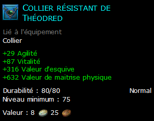 Collier résistant de Théodred