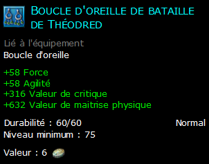 Boucle d'oreille de bataille de Théodred