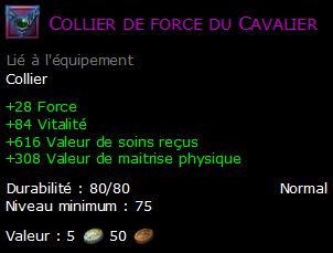 Collier de force du Cavalier