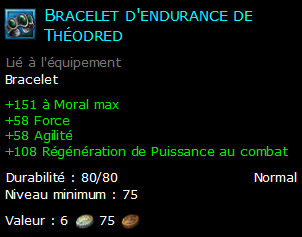 Bracelet d'endurance de Théodred