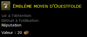 Emblème moyen d'Ouestfolde