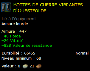 Bottes de guerre vibrantes d'Ouestfolde