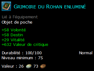 Grimoire du Rohan enluminé