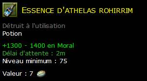 Essence d'athelas rohirrim