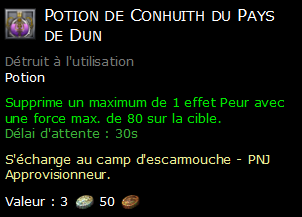 Potion de Conhuith du Pays de Dun