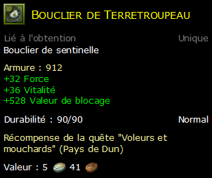 Bouclier de Terretroupeau