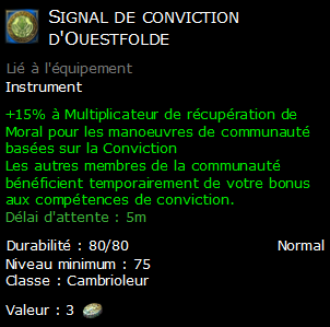 Signal de conviction d'Ouestfolde