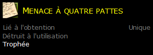 Menace à quatre pattes