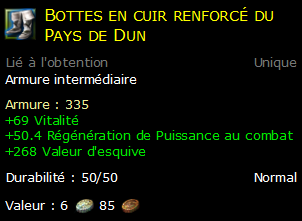 Bottes en cuir renforcé du Pays de Dun