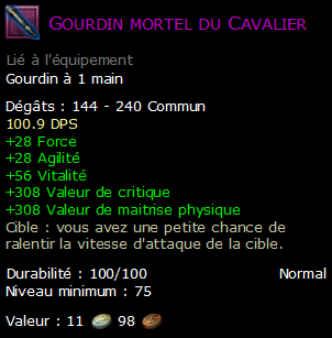 Gourdin mortel du Cavalier