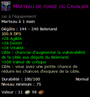 Marteau de force du Cavalier