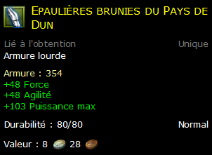 Epaulières brunies du Pays de Dun