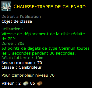 Chausse-trappe de calenard