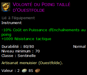 Volonté du Poing taillé d'Ouestfolde