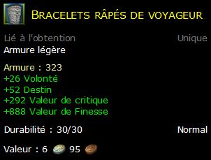 Bracelets râpés de voyageur