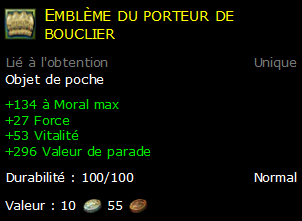 Emblème du porteur de bouclier