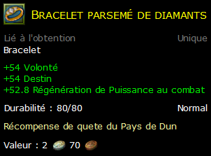 Bracelet parsemé de diamants