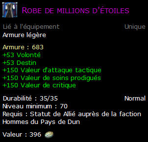 Robe de millions d'étoiles