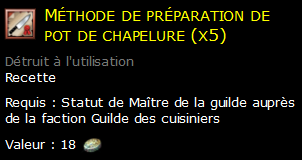 Méthode de préparation de pot de chapelure (x5)