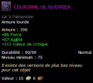 Couronne de guerrier