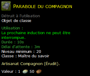 Parabole du compagnon